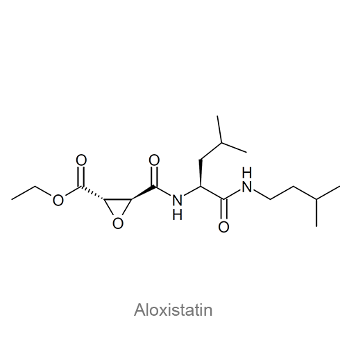 Структурная формула Алоксистатин