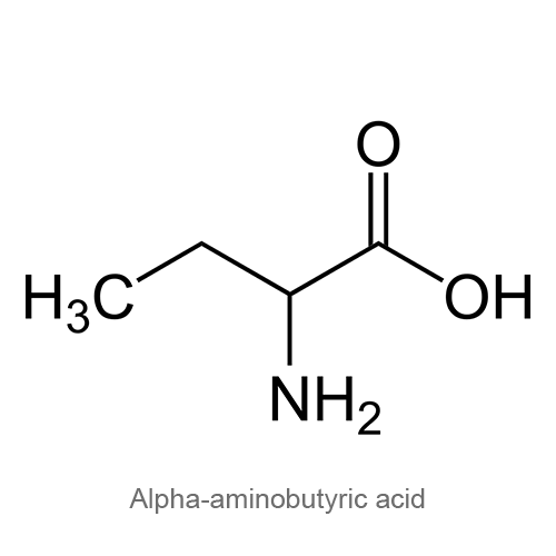 Альфа-аминомасляная кислота структурная формула