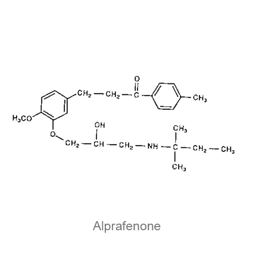 Структурная формула Алпрафенон