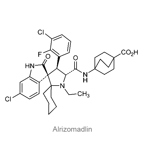 Структурная формула Алризомадлин
