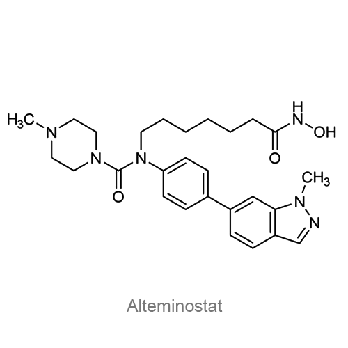 Структурная формула Алтеминостат