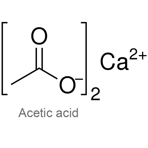 Алюминия ацетат + Кальция ацетат структурная формула 2