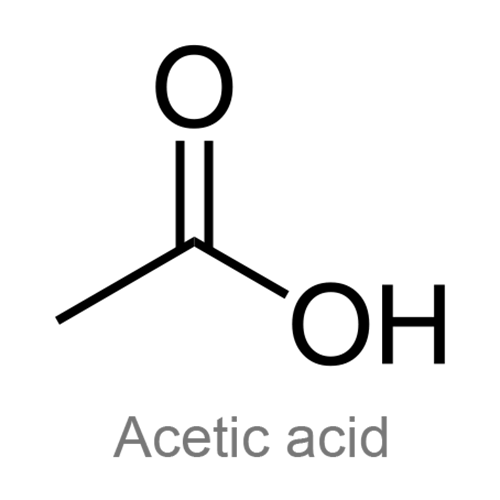 Структурная формула 2 Алюминия ацетат + Уксусная кислота