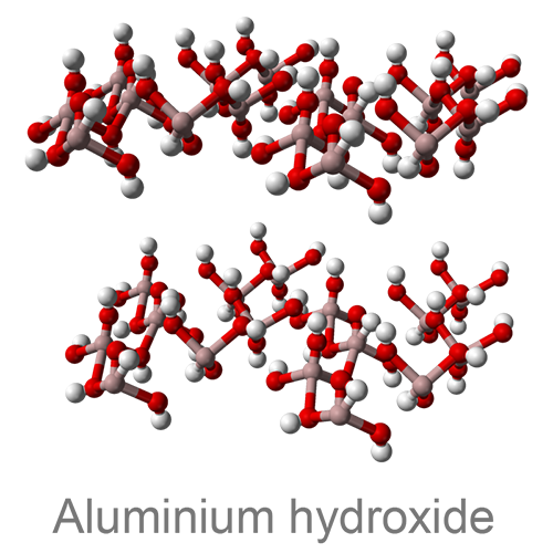 Структурная формула Алюминия гидроксид + Магния гидроксид + Симетикон
