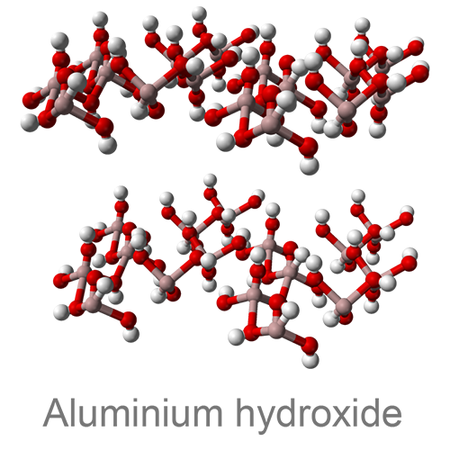 Структурная формула Алюминия гидроксид + Магния карбонат