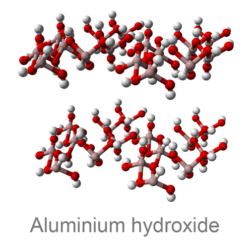 Структурная формула Алюминия гидроксид + Магния карбонат + Магния гидроксид