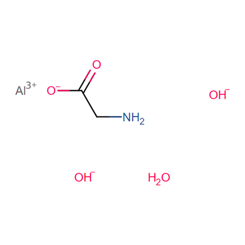 Структурная формула Алюминия глицинат