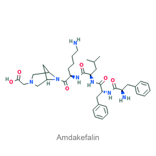 Структурная формула Амдакефалин