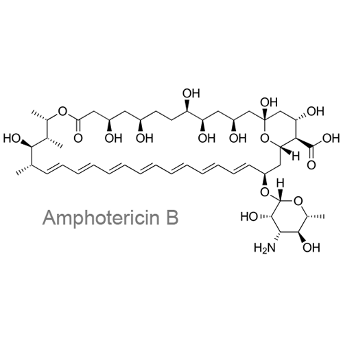 Структурная формула Амфотерицин B + Меглюмин