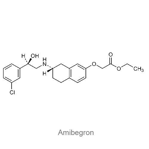 Структурная формула Амибегрон