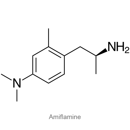 Структурная формула Амифламин