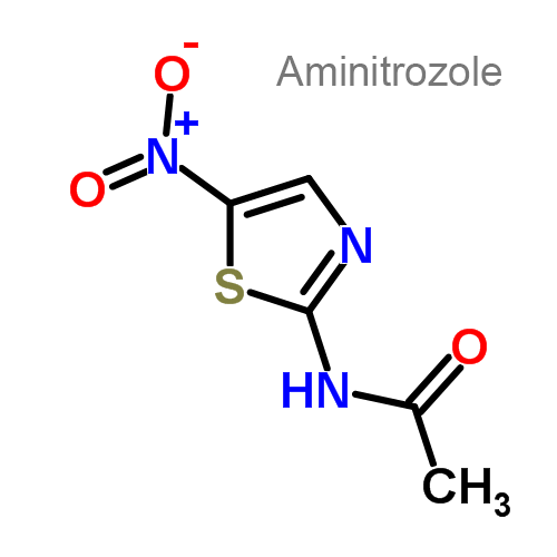 Структурная формула Аминитрозол + Сульфаниламид