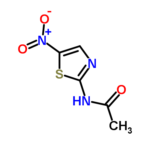 Структурная формула Аминитрозол