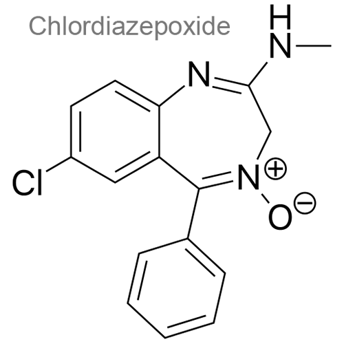 Амитриптилин + Хлордиазепоксид структурная формула 2