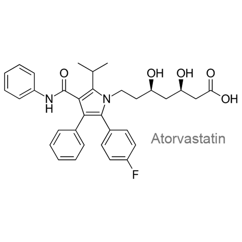 Структурная формула 2 Амлодипин + Аторвастатин
