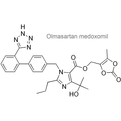 Амлодипин + Олмесартана медоксомил структурная формула 2