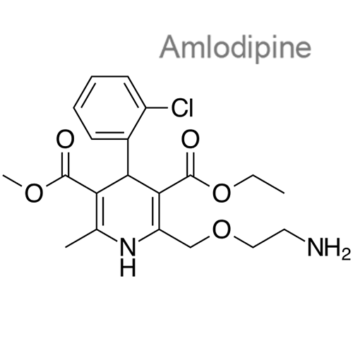 Амлодипин + Телмисартан структурная формула