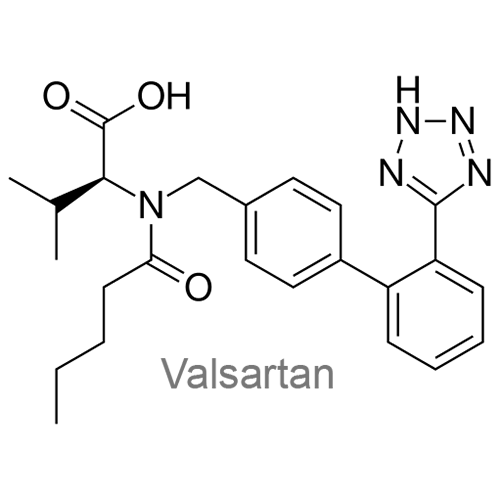 Структурная формула 2 Амлодипин + Валсартан + Гидрохлоротиазид