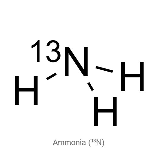 Аммоний (<sup>13</sup>N) структурная формула