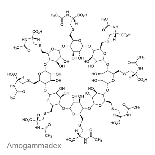 Амогаммадекс структурная формула