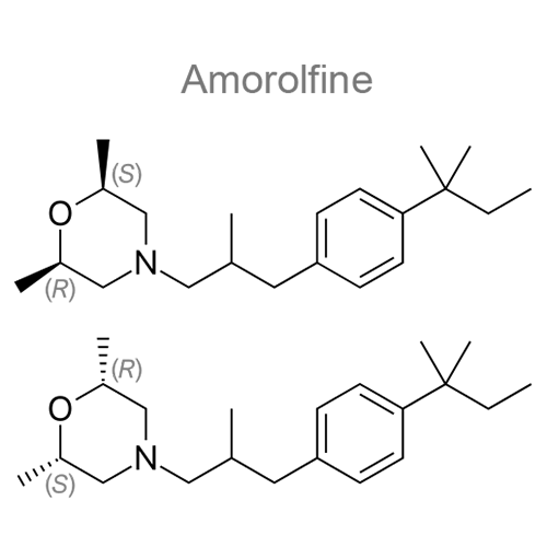 Структурная формула Аморолфин