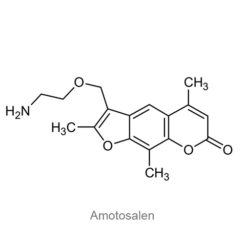 Структурная формула Амотосален
