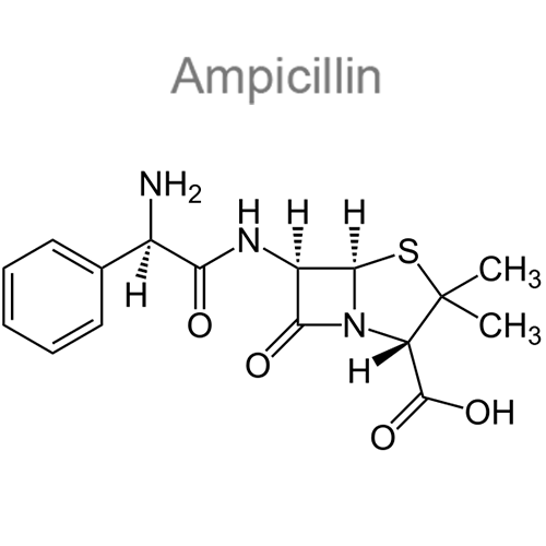 Ампициллин + Сульбактам структурная формула