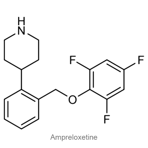 Структурная формула Ампрелоксетин