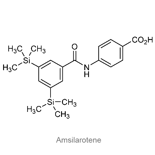 Структурная формула Амсиларотен