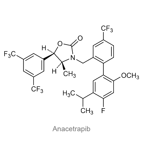 Структурная формула Анацетрапиб