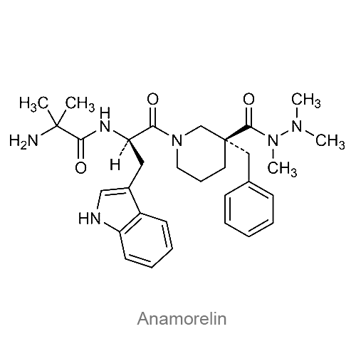 Анаморелин структурная формула