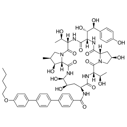 Анидулафунгин структурная формула