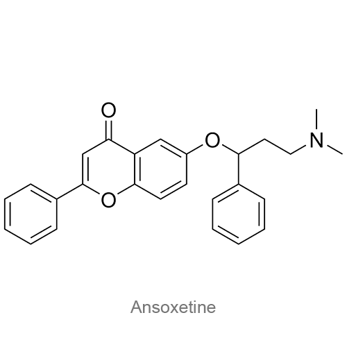 Анзоксетин структурная формула