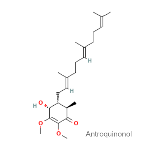 Антрохинонол структурная формула