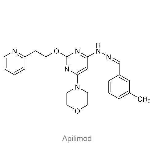 Структурная формула Апилимод