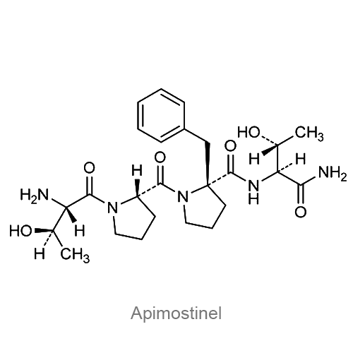 Структурная формула Апимостинел