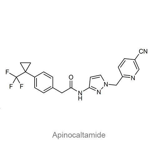 Структурная формула Апинокалтамид