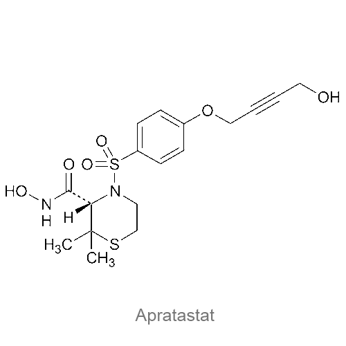Структурная формула Апратастат