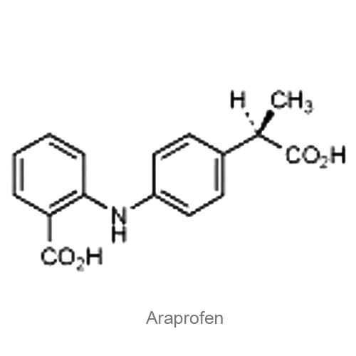 Структурная формула Арапрофен