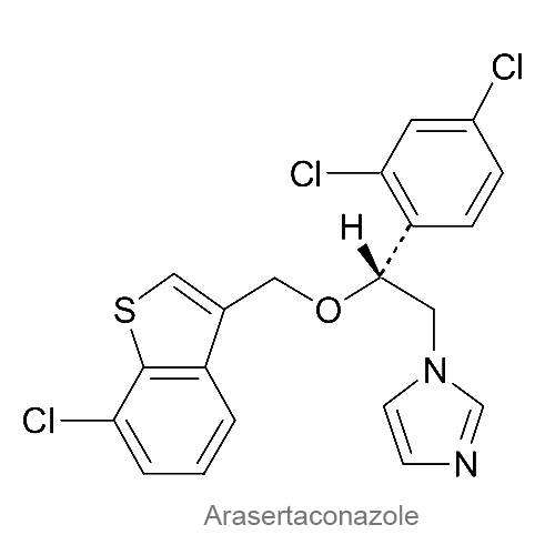 Арасертаконазол структурная формула