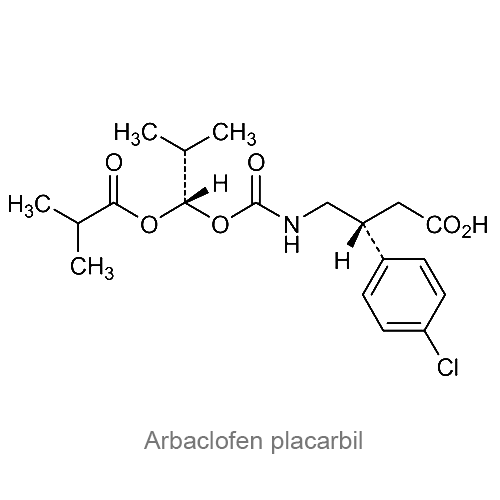 Арбаклофен плакарбил структурная формула