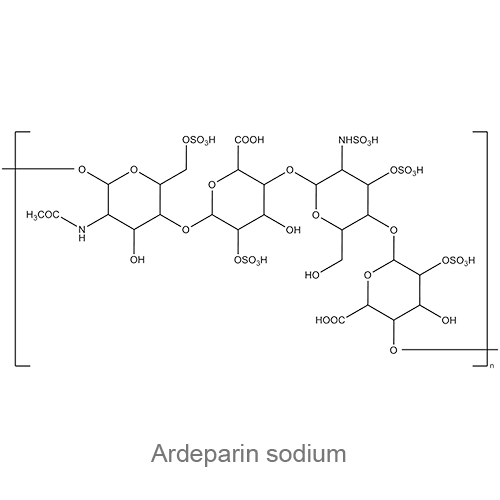 Структурная формула Ардепарин натрия