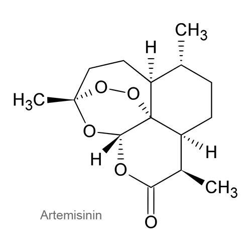 Артемизинин структурная формула
