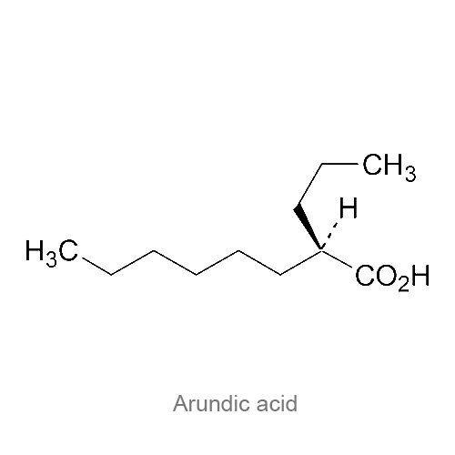 Структурная формула Арундовая кислота