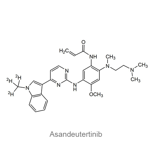 Структурная формула Асандеутертиниб