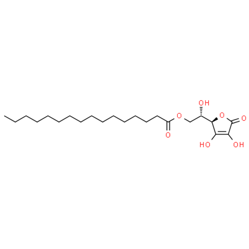 Аскорбилпальмитат структурная формула
