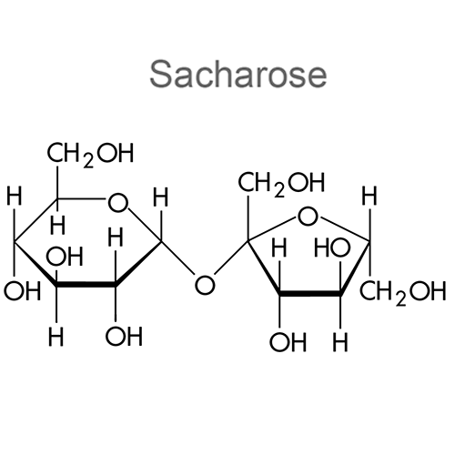 Структурная формула 3 Аскорбиновая кислота + Декстроза + Сахароза