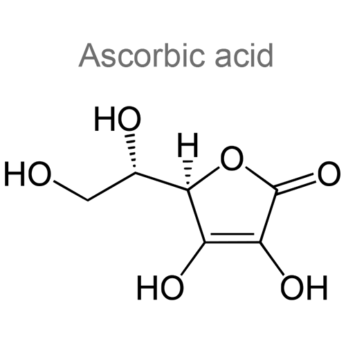 Структурная формула Аскорбиновая кислота + Декстроза