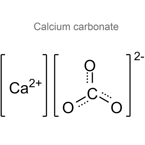 Структурная формула 2 Аскорбиновая кислота + Кальция карбонат