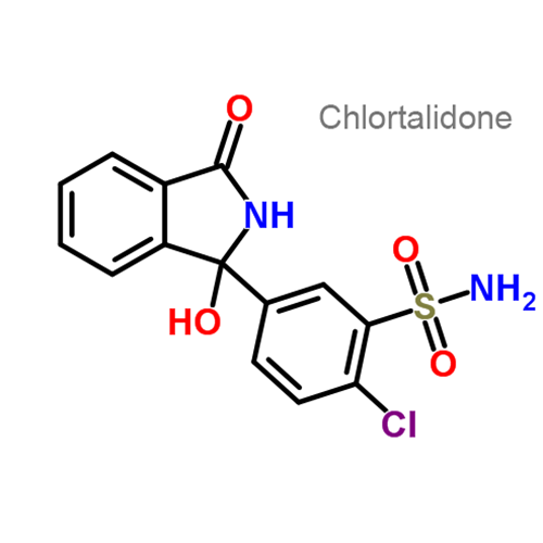 Атенолол + Хлорталидон структурная формула 2